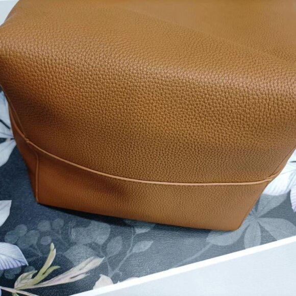 Brown NS Leather Chic Weekend Tote - Picture 4 of 5